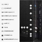 Hisense 100E7DS PRO Hi-QLED-tv, QLED TV Sort/mørk grå