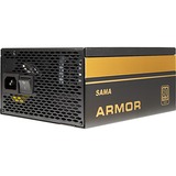 Inter-Tech SAMA FTX-850-B ARMOR enhed til strømforsyning 850 W 20+4 pin ATX ATX Sort, PC strømforsyning Sort, 850 W, 110 - 240 V, 850 W, 47 - 63 Hz, 6 - 15 A, Aktiv