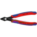KNIPEX Electronic Super Knips 78 81 125, Elektronik tænger Rød/Blå