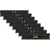 Kingston FURY DIMM 128 GB DDR5-6000 (8x 16 GB) Okta-kit, Hukommelse Sort