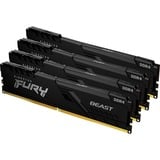Kingston FURY FURY Beast hukommelsesmodul 128 GB 4 x 32 GB DDR4 2666 Mhz Sort, 128 GB, 4 x 32 GB, DDR4, 2666 Mhz, 288-pin DIMM