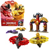 LEGO Drage-Spinjitzu Battle Pack, Bygge legetøj Byggesæt, 6 År, Plast, 186 stk, 357 g