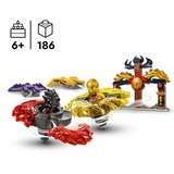 LEGO Drage-Spinjitzu Battle Pack, Bygge legetøj Byggesæt, 6 År, Plast, 186 stk, 357 g