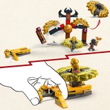 LEGO Drage-Spinjitzu Battle Pack, Bygge legetøj Byggesæt, 6 År, Plast, 186 stk, 357 g