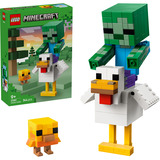 LEGO Minecraft Kyllingeridder, Bygge legetøj 