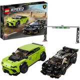 LEGO Speed Champions Lamborghini Urus ST-X & Lamborghini Huracán Super Trofeo EVO 76899, Bygge legetøj Byggesæt, Dreng/Pige, 8 År, Plast, 627 stk, 820 g