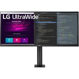 LG 34WN780-B computerskærm 86,4 cm (34") 3440 x 1440 pixel UltraWide Quad HD LED Sort, LED-skærm Sort, 86,4 cm (34"), 3440 x 1440 pixel, UltraWide Quad HD, LED, 5 ms, Sort