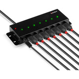 Lindy 42794, USB hub Sort