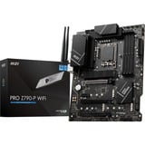 MSI PRO Z790-P WIFI bundkort Intel Z790 LGA 1700 ATX Sort, Intel, LGA 1700, Intel® Celeron®, Intel® Pentium® Gold, LGA 1700, DDR5-SDRAM, 128 GB