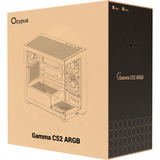 Ocypus Gamma-C50-BKG400XX-GL, Towerkabinet Sort