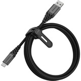 Otterbox USB 2.0 kabel, USB-A stik > USB-C stik Sort