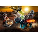 PLAYMOBIL Triceratops: Battle for the Legendary Stones, Bygge legetøj 5 År, Flerfarvet, Plast