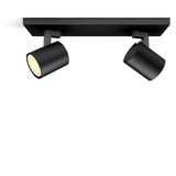 Philips Hue White Ambiance Runner Dobbeltspot, LED lys Sort