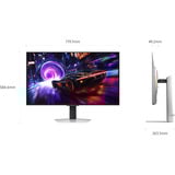 SAMSUNG S32FG814SU, Gaming Skærm Sølv
