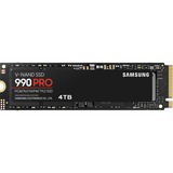 Samsung 990 PRO 4 TB M.2 PCI Express 4.0 NVMe V-NAND MLC, Solid state-drev 4 TB, M.2, 7450 MB/s