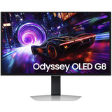 Samsung S32FG814SU computerskærm 81,3 cm (32") 3840 x 2160 pixel 4K Ultra HD OLED Sølv, Gaming Skærm Sølv, 81,3 cm (32"), 3840 x 2160 pixel, 4K Ultra HD, OLED, 0,03 ms, Sølv