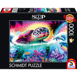 Schmidt Spiele Sheena Pike: Neon-skildpadde, Puslespil 