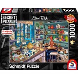 Schmidt Spiele Steve Read: Secret Puzzles - Kunstneratelier, Puslespil 