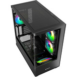 Sharkoon ELITE SHARK CM100 Generaloverhalt, Towerkabinet Sort
