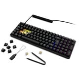 Sharkoon SKILLER SGK50 S2 PBT, Gaming-tastatur Sort, DE-layout, Gateron G Pro 3.0 Yellow