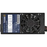 SilverStone TX500 Gold enhed til strømforsyning 500 W 20+4 pin ATX TFX Sort, PC strømforsyning Sort, 500 W, 90 - 264 V, 47 - 63 Hz, Aktiv, 100 W, 499,2 W