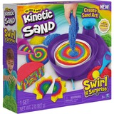 Spin Master Swirl N’ Surprise, sand til leg Kinetic Sand Swirl N’ Surprise, Kinetisk sand til børn, 3 År, Flerfarvet