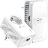 TP-Link TL-WPA7617 KIT Power Line netværksadapter 1200 Mbit/s Ethernet LAN Wi-Fi Hvid, Powerline + Wi-FI 1200 Mbit/s, IEEE 802.11a, IEEE 802.11ac, IEEE 802.11b, IEEE 802.11g, IEEE 802.11n, Gigabit Ethernet, 10,100,1000 Mbit/s, Wi-Fi 5 (802.11ac), 802.11a, 802.11b, 802.11g, Wi-Fi 4 (802.11n), Wi-Fi 5 (802.11ac)