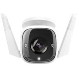 TP-Link Tapo TC65 overvågningskamera Kugle (form) IP-sikkerhedskamera Udendørs 2304 x 1296 pixel Loft/væg Hvid/Sort, IP-sikkerhedskamera, Udendørs, Kabel & trådløs, Amazon Alexa & Google Assistant, CE, Loft/væg