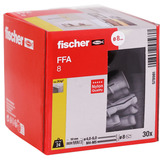 fischer Porøsbetonpløk FFA 8, Dyvel Lys grå