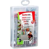 fischer Profi-Box DuoPower / DuoTec + skruer, Dyvel Lys grå/Rød