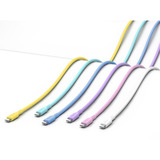 goobay USB 2.0 silikonekabel gul, USB-C stik > USB-C stik Gul