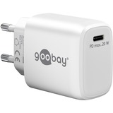 goobay USB-C hurtigoplader, PD, GaN, 20 watt Hvid