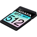 ADATA Premier Extreme SDXC 512 GB, Hukommelseskort Sort