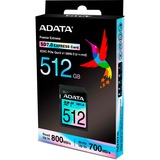 ADATA Premier Extreme SDXC 512 GB, Hukommelseskort Sort