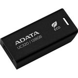 ADATA UC320 USB-nøgle 128 GB USB Type-A 3.2 Gen 1 (3.1 Gen 1) Sort, USB-stik 128 GB, USB Type-A, 3.2 Gen 1 (3.1 Gen 1), 100 MB/s, Uden hætte, Sort