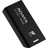 ADATA UC320 USB-nøgle 128 GB USB Type-A 3.2 Gen 1 (3.1 Gen 1) Sort, USB-stik 128 GB, USB Type-A, 3.2 Gen 1 (3.1 Gen 1), 100 MB/s, Uden hætte, Sort