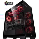 ALTERNATE Gaming PC Sort/gennemsigtig