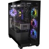 ALTERNATE Gaming PC Sort/gennemsigtig