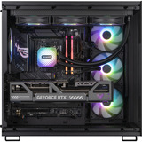 ALTERNATE Gaming PC Sort/gennemsigtig
