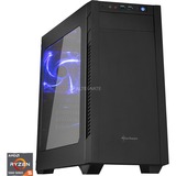 ALTERNATE Gaming PC Sort/gennemsigtig