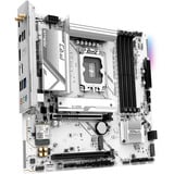 ASRock B760M Pro RS, Bundkort Hvid/Sort