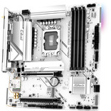 ASRock B760M Pro RS, Bundkort Hvid/Sort
