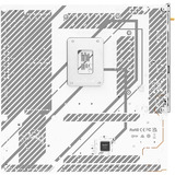 ASRock B760M Pro RS, Bundkort Hvid/Sort