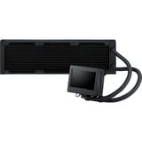 ASUS ROG RYUJIN III 360 Processor Alt-i-en væskekøler 12 cm Sort 1 stk, Vandkøling Sort, Alt-i-en væskekøler, 12 cm, 121,8 m³/t, Sort