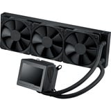ASUS ROG RYUJIN III 360 Processor Alt-i-en væskekøler 12 cm Sort 1 stk, Vandkøling Sort, Alt-i-en væskekøler, 12 cm, 121,8 m³/t, Sort