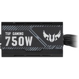 ASUS TUF-GAMING-750B enhed til strømforsyning 750 W 20+4 pin ATX ATX Sort, PC strømforsyning Sort, 750 W, 100 - 240 V, 20+4 pin ATX, PC, ATX, 80 PLUS Bronze