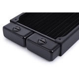 Alphacool 14377 Computerkølesystem, dele og tilbehør Radiator Sort, Radiator, Messing, Kobber, Stål, Sort, 1/4", 60 °C, 6 blæser(e)