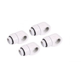 Alphacool Eiszapfen L-connector drejelig G1/4 AG til G1/4 IG - White, Forbindelse Hvid