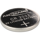 Ansmann CR 2032 Engangsbatteri CR2032 Lithium Sølv, Engangsbatteri, CR2032, Lithium, 3 V, 1 stk, Sølv