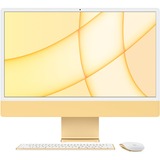 Apple iMac Apple M 61 cm (24") 4480 x 2520 pixel 8 GB 256 GB SSD All-in-One PC macOS Big Sur Wi-Fi 6 (802.11ax) Gul, MAC-system Gul/lys gul, 61 cm (24"), 4.5K Ultra HD, Apple M, 8 GB, 256 GB, macOS Big Sur